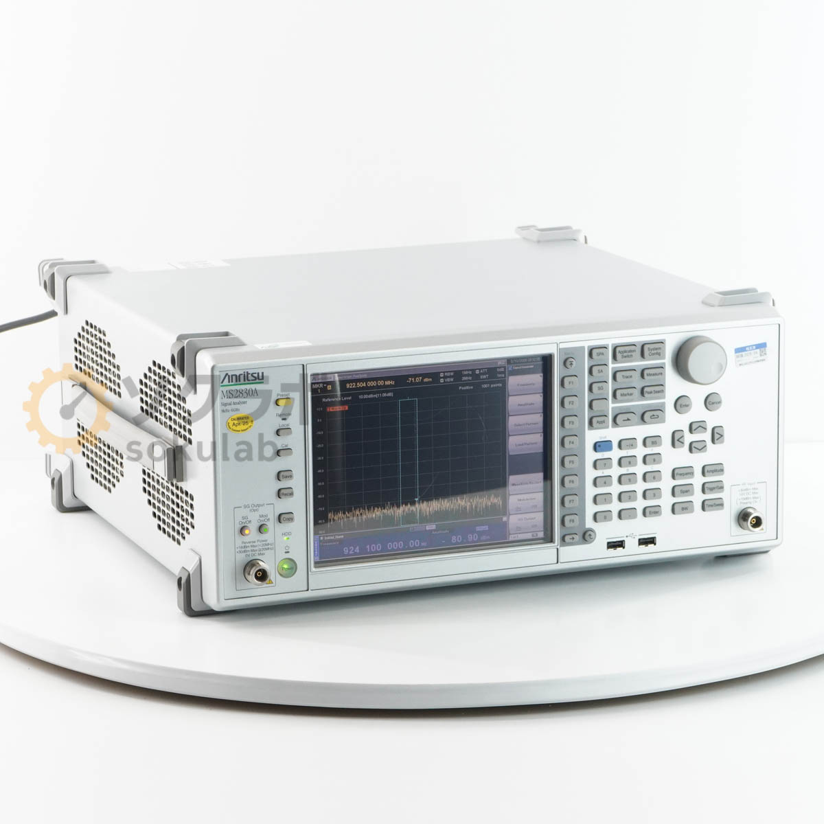 【中古】[DW]8日引き受ける 04/2025CAL Anritsu MS2830A Signal Analyzer シグナルアナライザー OPT 002 020 022 041 C1 M2 9kHz-6GHz [08149-0025]