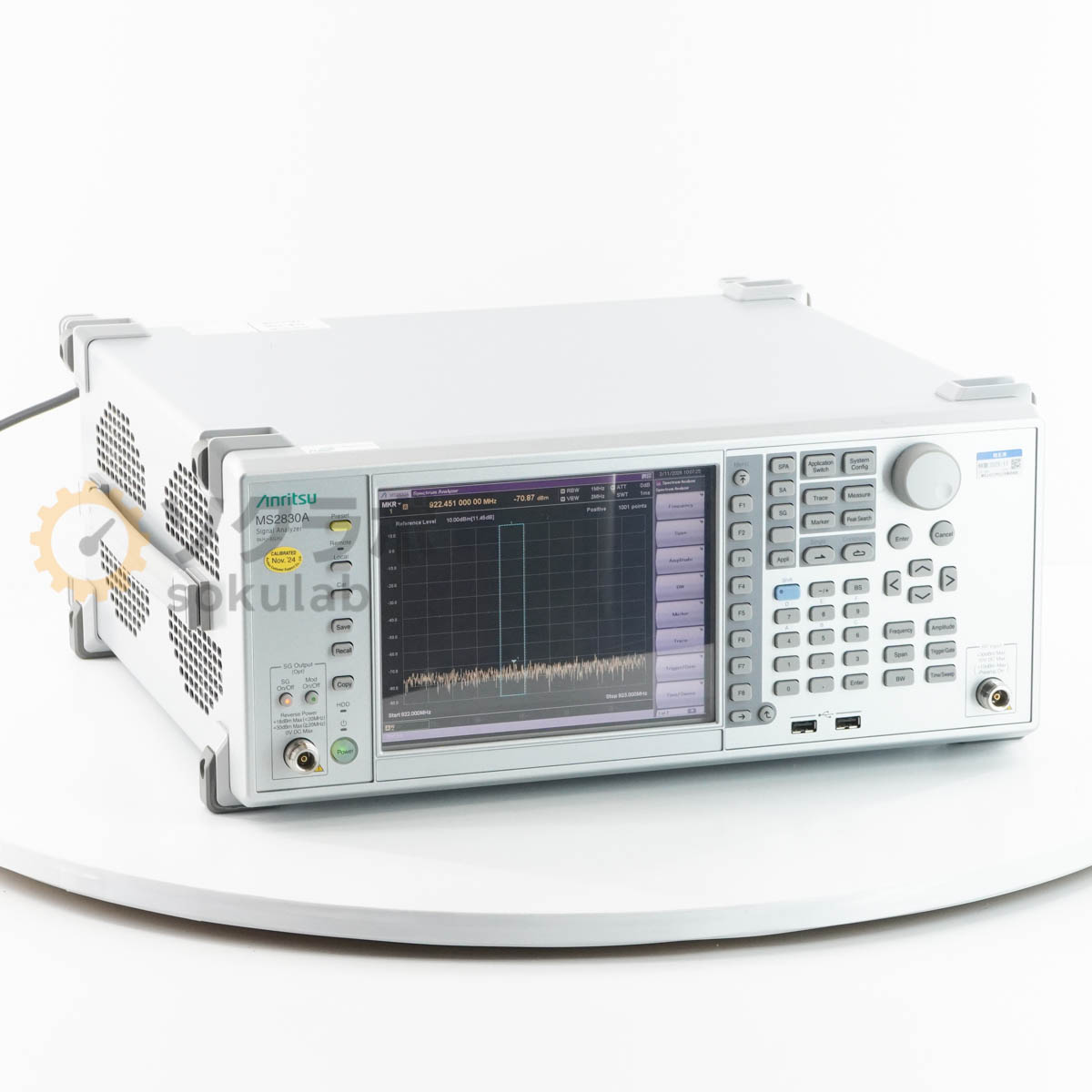 【中古】[DW]8日引き受ける 11/2024CAL Anritsu MS2830A Signal Analyzer シグナルアナライザー OPT 002 020 022 041 M2 C1 9kHz-6GHz [08149-0031]