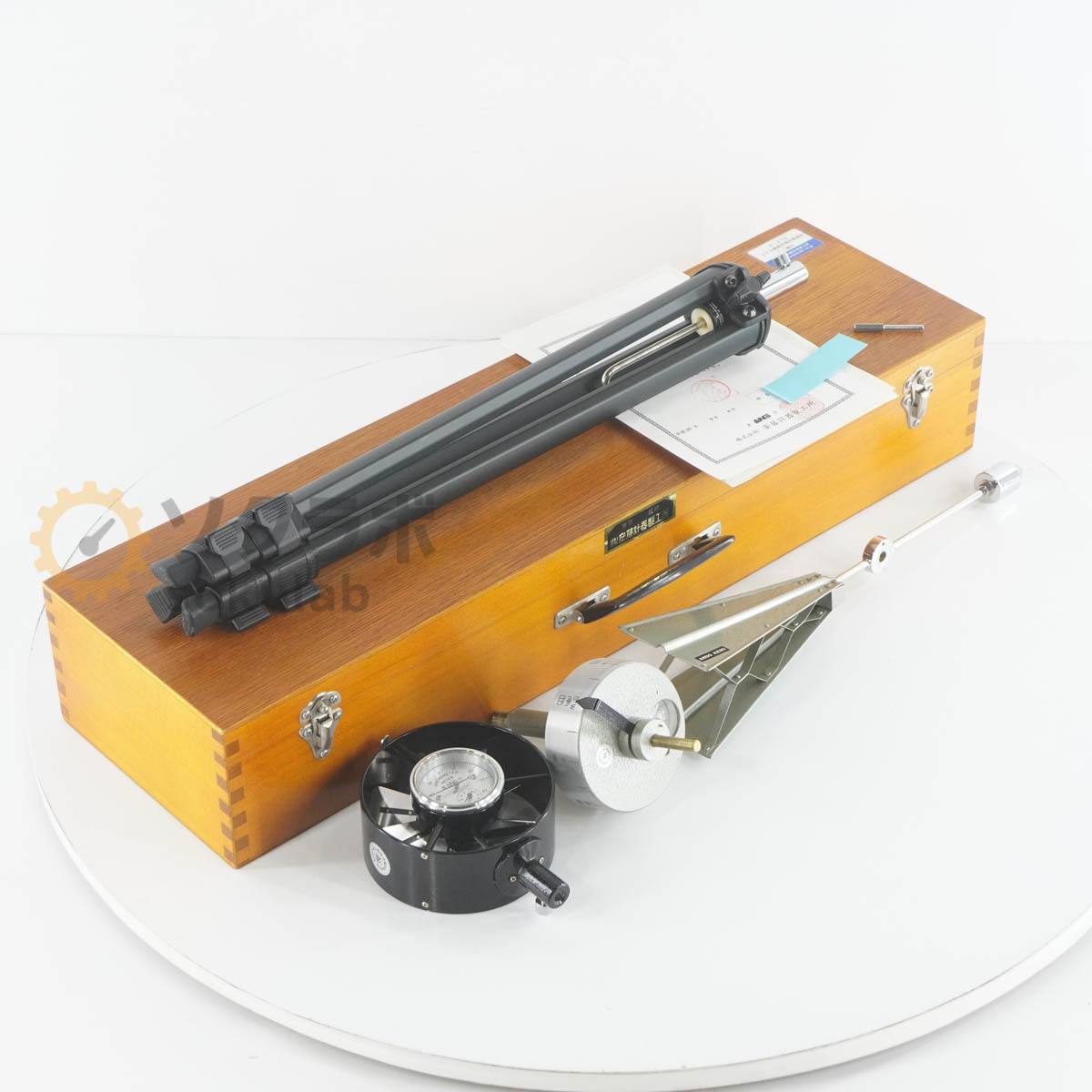 【中古】[DW]8日保証 ANDO KEIKI 6-27S ANEMOMETER ビラム式微風速計 三脚付 [07619-0115]