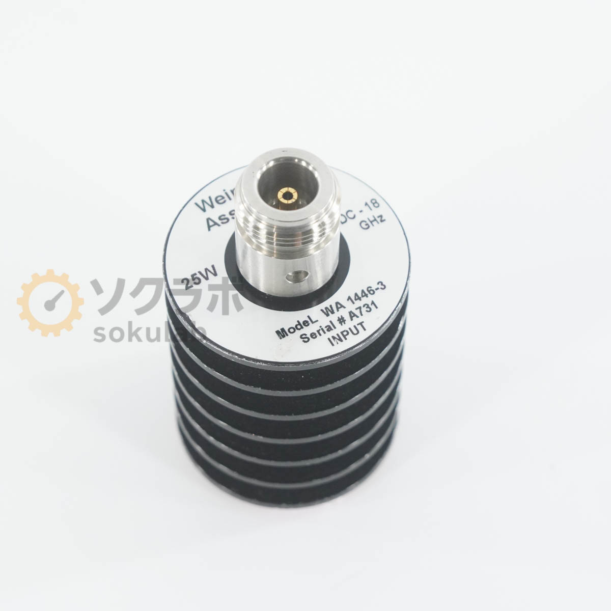 【中古】[DW]8日引きうける 次期目盛り調整2026年3月 Weinschel Associates WA 1446-3 WA1446-3 WA1446 Termination ターミネーター 25W DC-18GHz [08136-0025]