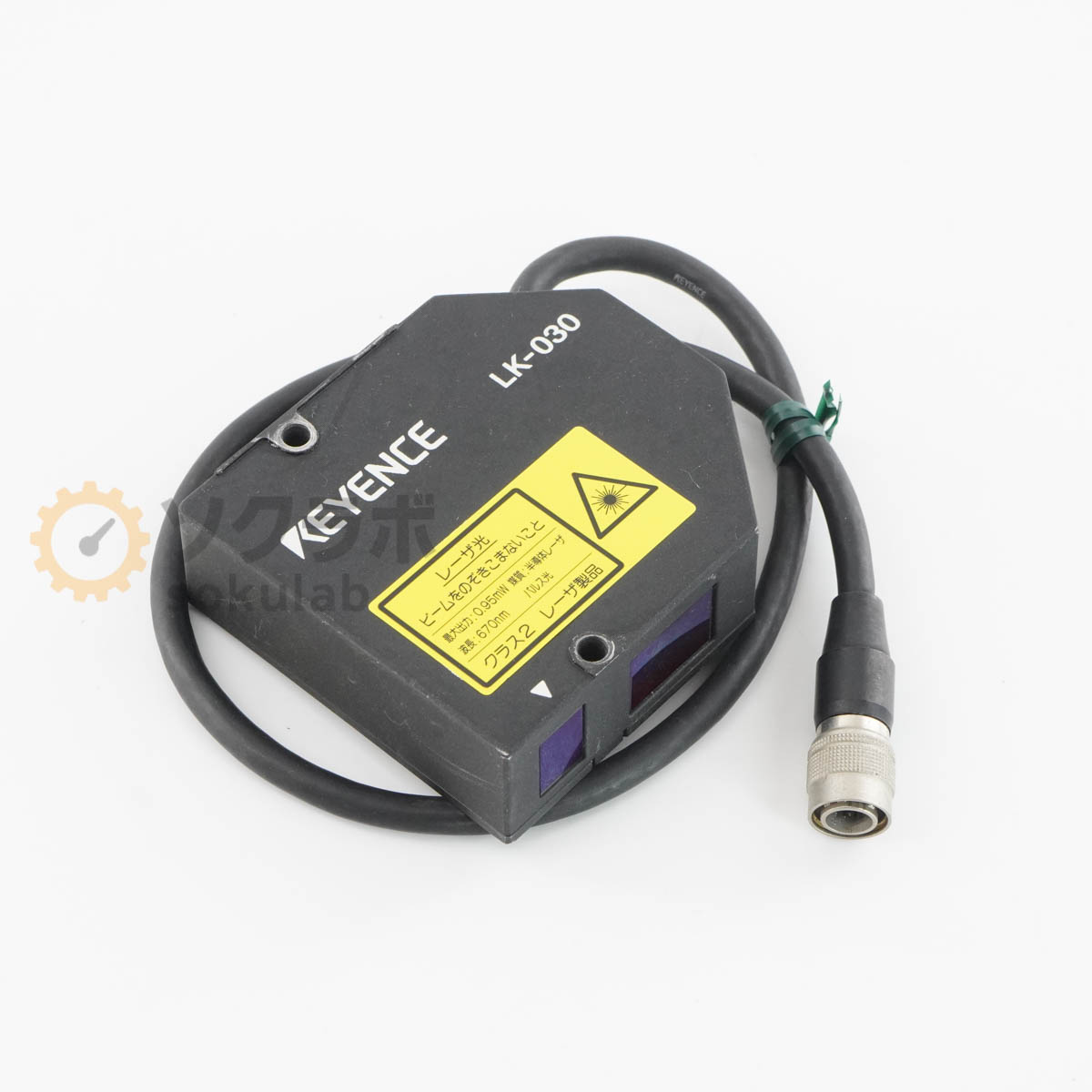 【中古】[PG]8日引きうける KEYENCE LK-030 Sensor Head 検出器頭顱 センサヘッド CCDレーザー転移計 レーザ転移計 [08218-0021]