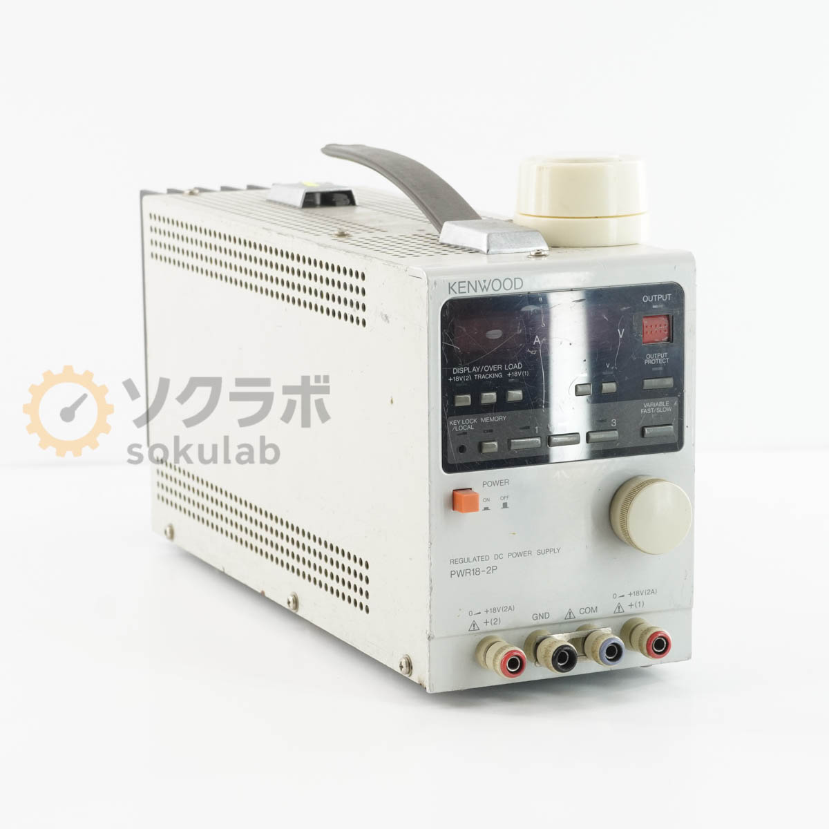 【中古】[JB]引き請けるなし KENWOOD PWR18-2P PWR-P REGULATED DC POWER SUPPLY 多最終生産物直流釣り合い化ワット数 DCワット数 直流ワット数 [08218-0043]