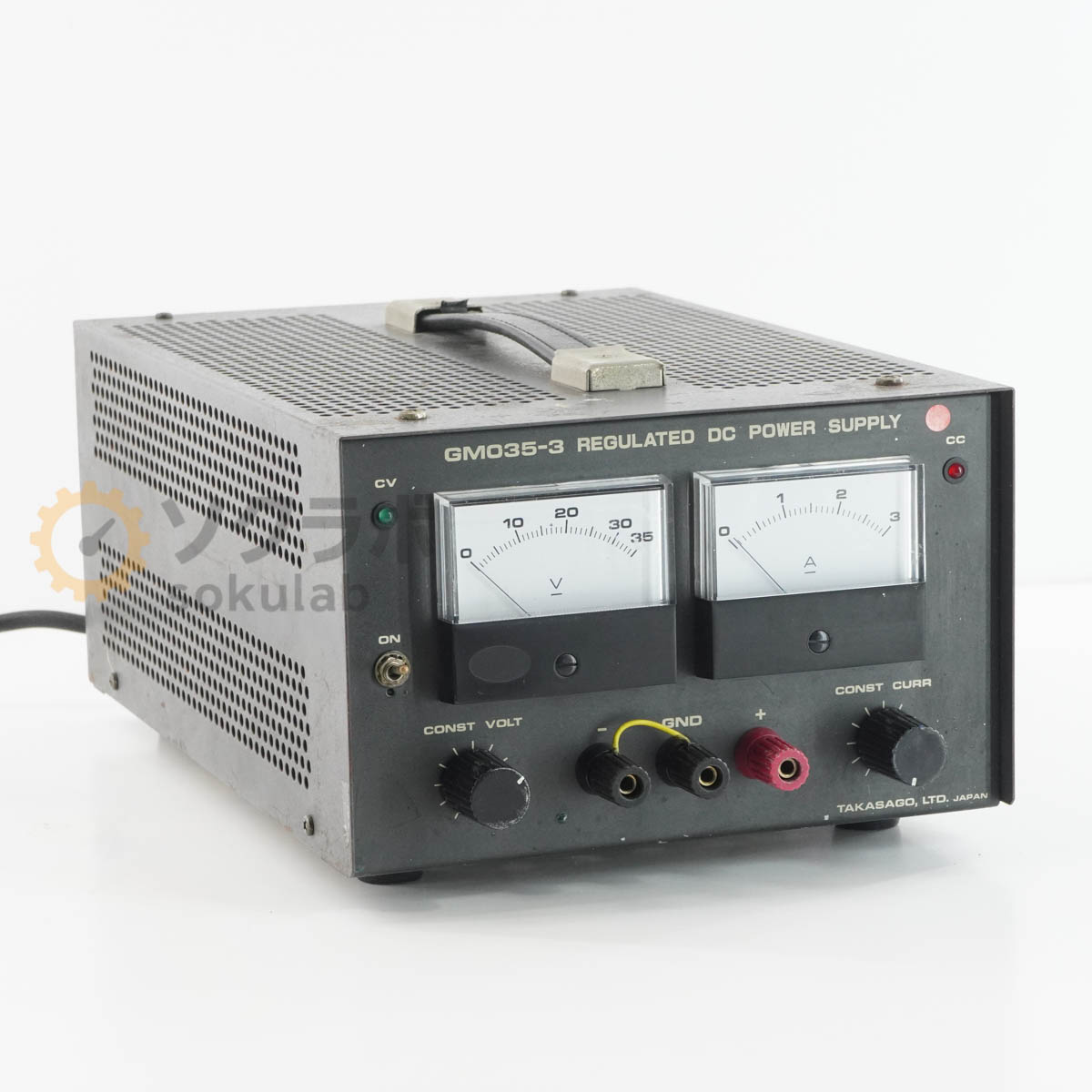 【中古】[JB]引き請けるなし TAKASAGO GMO35-3 REGULATED DC POWER SUPPLY 直流釣り合い化ワット数 DCワット数 直流ワット数 [08218-0046]