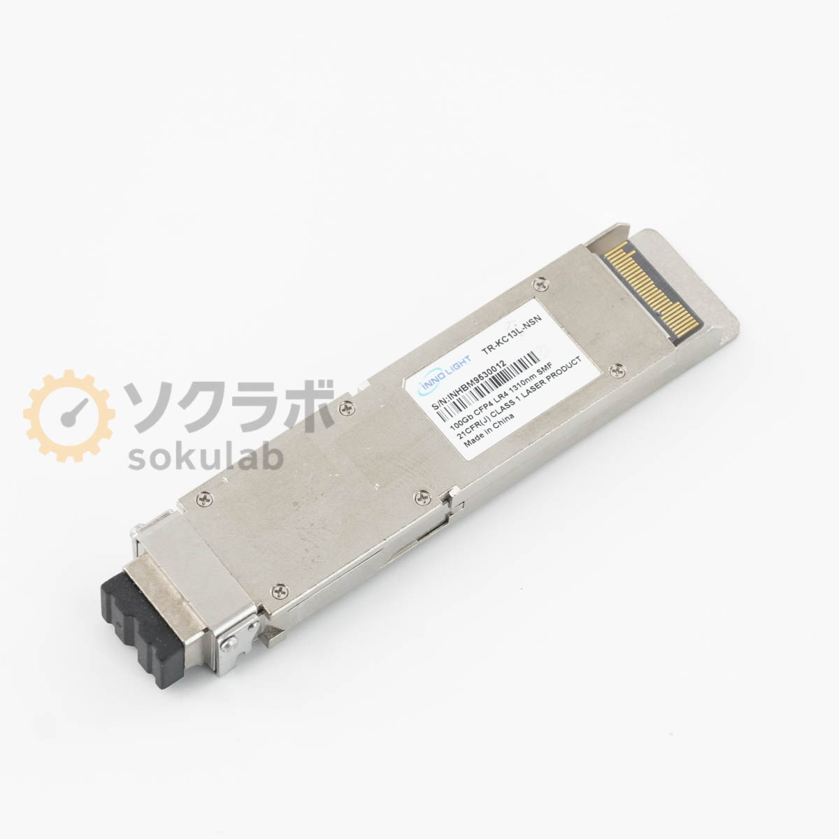 【中古】[DW]8日引きうける Anritsu G0369A TR-KC13L-NSN iNNO LIGHT 100G LR4 Dual Rate 1310航空マイル CFP4 Module 光モデュール [08256-0018]