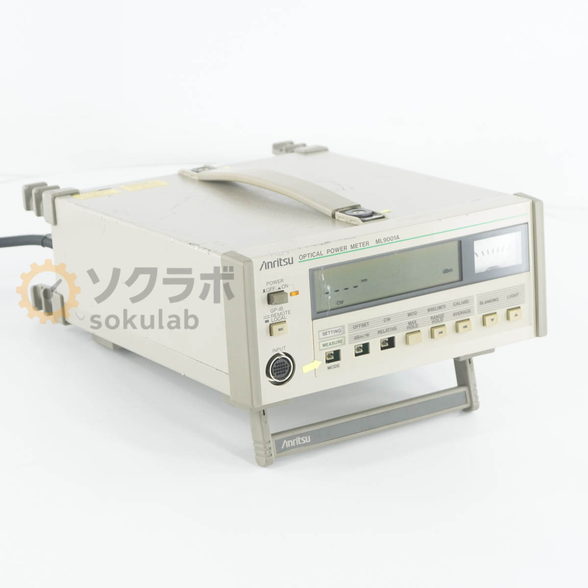 【中古】[JB]引きうけるなし Anritsu ML9001A OPTICAL POWER METER 光力強さ米突 オプティカルパワーメーター [08273-0073]