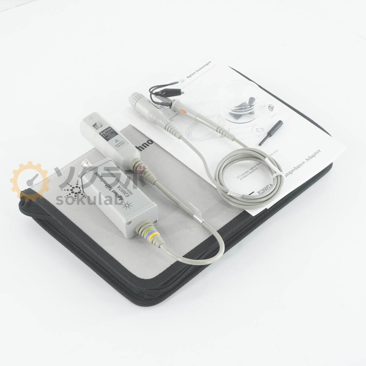 【中古】[JB]保証なし Agilent E2697A HIGH IMPEDANCE ADAPTER ハイインピーダンスアダプター 10073C 500MHz 取扱説明書 [08183-0097]
