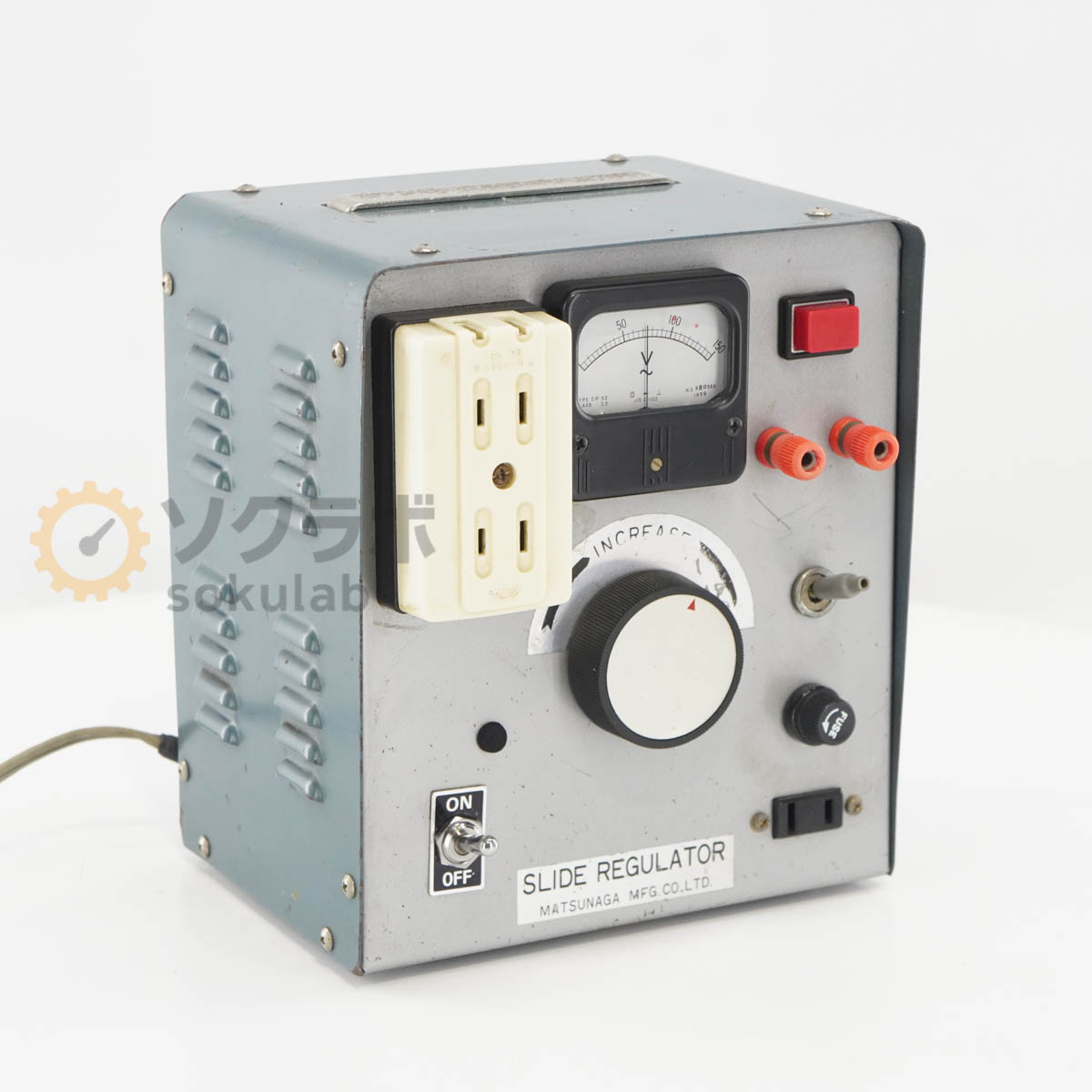 【中古】[DW]8日引きうける Matsunaga C-1310 SLIDE REGULATOR スライドレギュレーター [08224-0004]