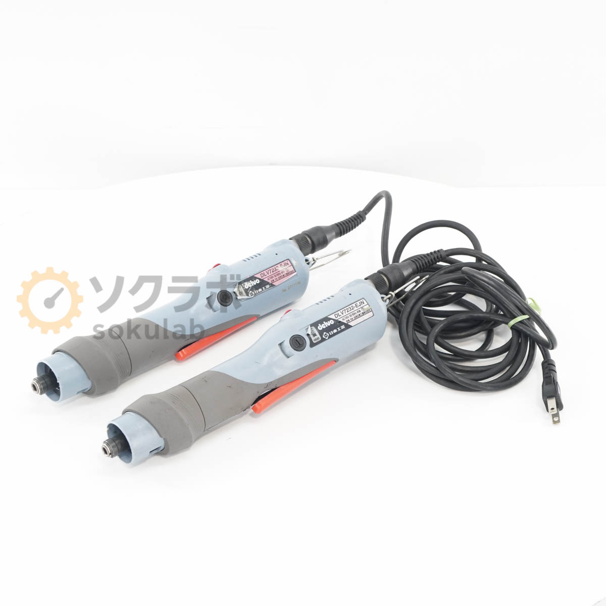 【中古】[PG]8日保証 2台セット 回転確認済 日東工器 DLV7232-EJN delvo デルボ 電動ドライバー [08224-0014]