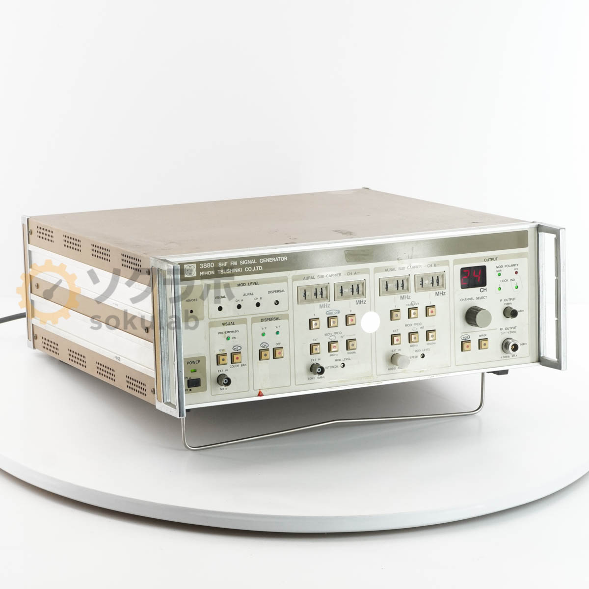 【中古】[DW]8日保証 NIHON TSUSHINKI 3880 Nitsuki SHF FM SIGNAL GENERATOR シグナルジェネレーター 信号発生器 [08298-0025] 44,669円
