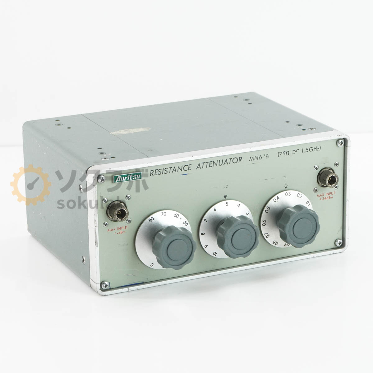 【中古】[DW]8日引きうける Anritsu MN61B RESISTANCE ATTENUATOR アッテネーター 踏みとどまる放射性崩壊器 75Ω DC-1.5GHz [08298-0039]
