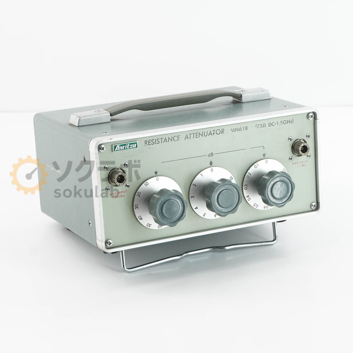【中古】[DW]8日引きうける Anritsu MN61B RESISTANCE ATTENUATOR アッテネーター 踏みとどまる放射性崩壊器 75Ω DC-1.5GHz [08298-0045]