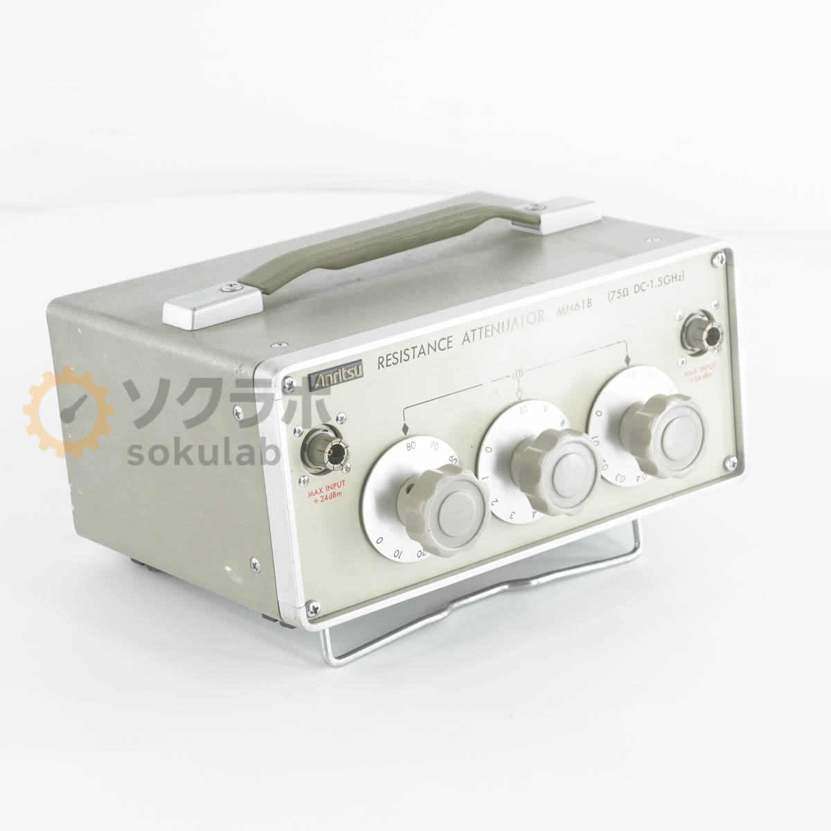 【中古】[DW]8日引きうける Anritsu MN61B RESISTANCE ATTENUATOR アッテネーター 踏みとどまる放射性崩壊器 75Ω DC-1.5GHz [08298-0074]