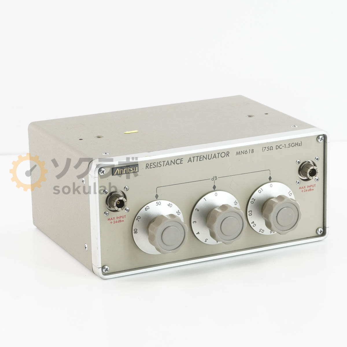 【中古】[JB]保証なし Anritsu MN61B RESISTANCE ATTENUATOR アッテネーター 抵抗減衰器 75Ω DC-1.5GHz [08298-0085]