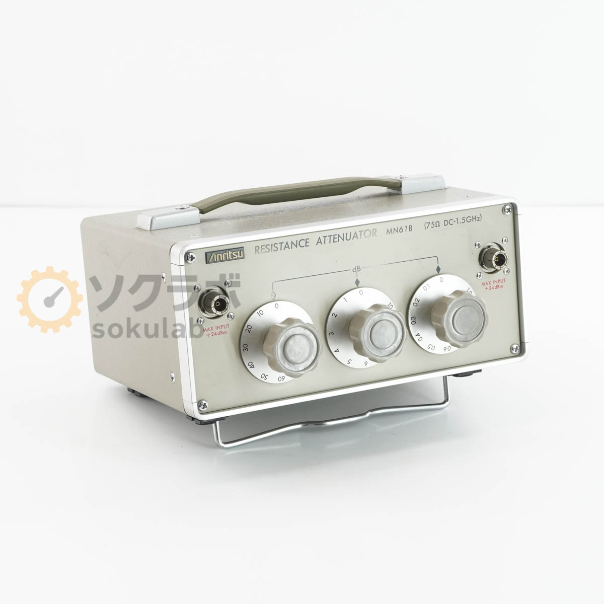 【中古】[DW]8日引きうける Anritsu MN61B RESISTANCE ATTENUATOR アッテネーター 踏みとどまる放射性崩壊器 75Ω DC-1.5GHz [08298-0092]