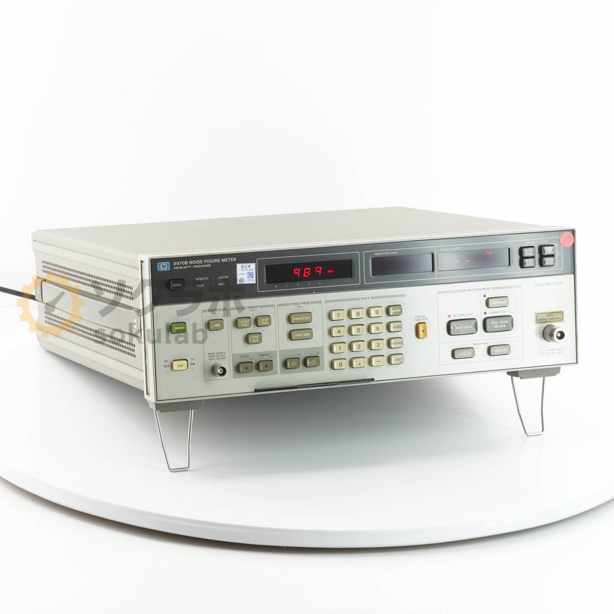 【中古】[DW]8日保証 hp 8970B NOISE FIGURE METER 雑音指数メーター ノイズフィギュアメーター OPT H18 [08298-0108]
