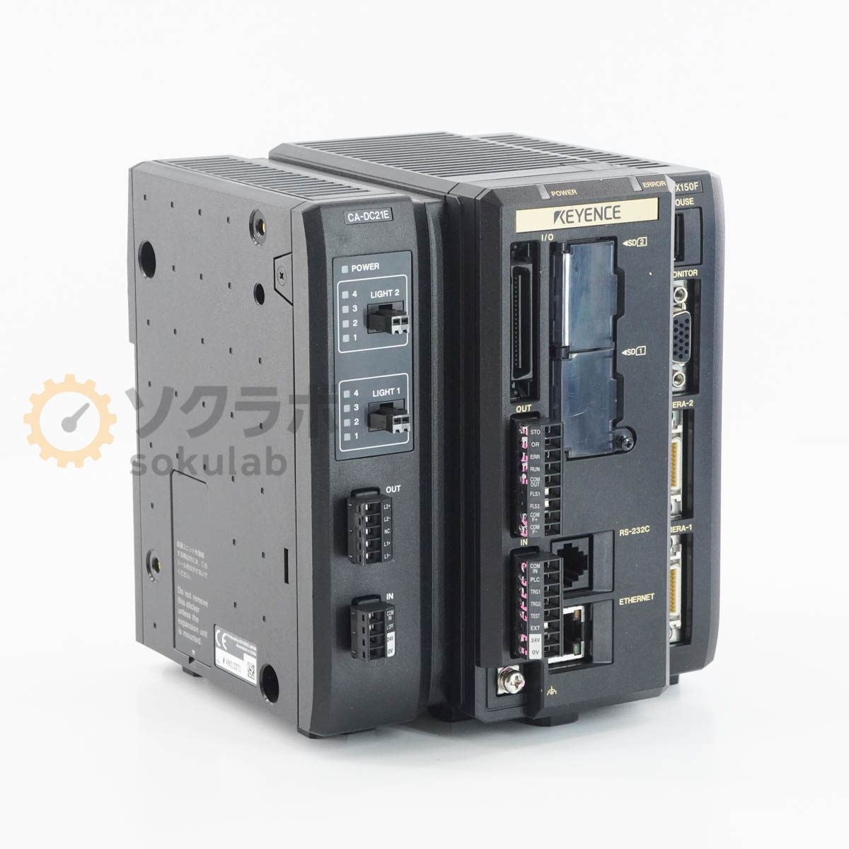 【中古】[PG]8日保証 KEYENCE CV-X150F CA-DC21E Image Sensor Controller 画像処理システム センサー コントローラー [07749-0001]