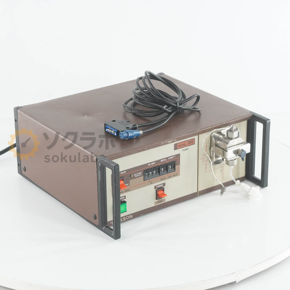 【中古】[DW]8日引きうける GILSON MODEL 303 PUMP 定量分注用揚水機 [07902-0064]