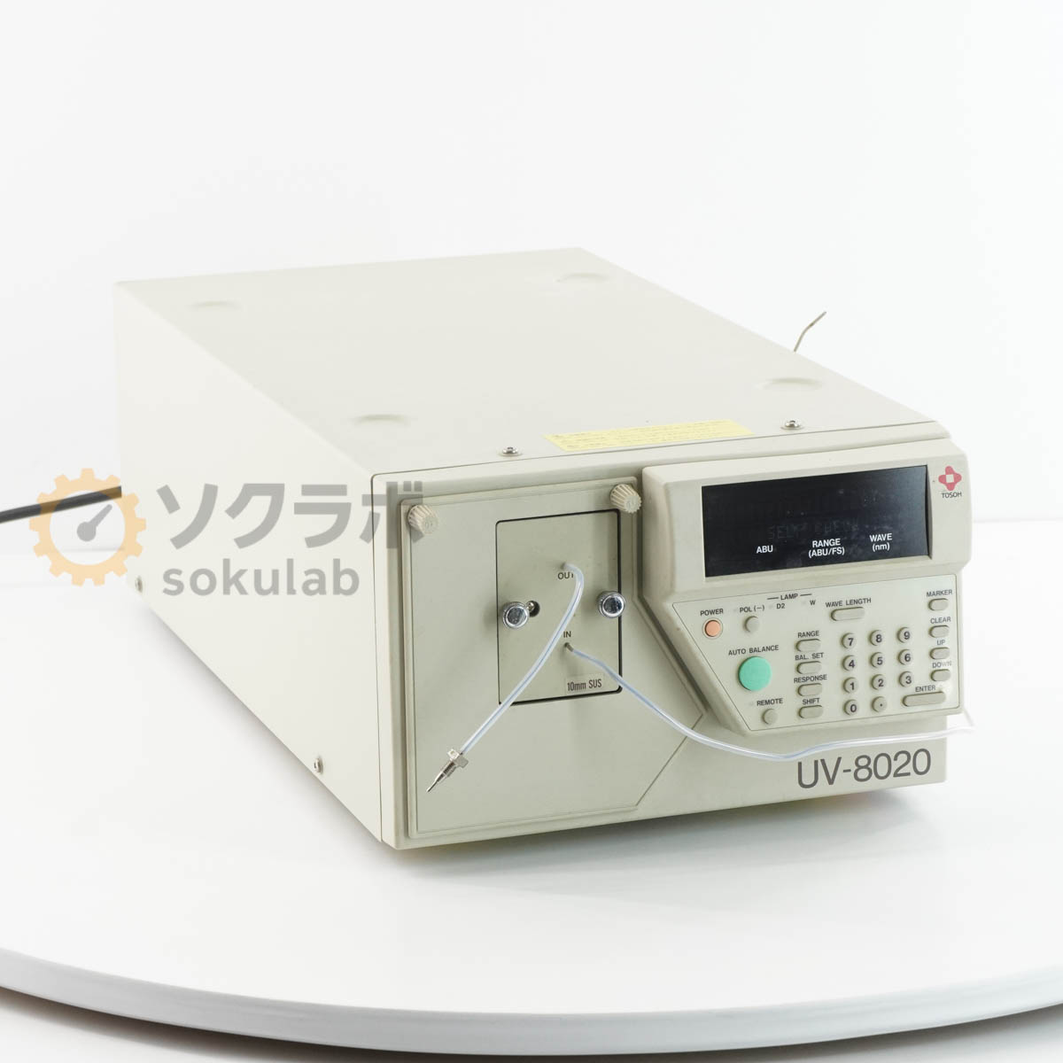【中古】[DW]8日保証 TOSOH UV-8020 HPLC 液クロ UV Detector 紫外可視検出器 Liquid Chromatograph 液体クロマトグラフ 電源コード [08255-0003]