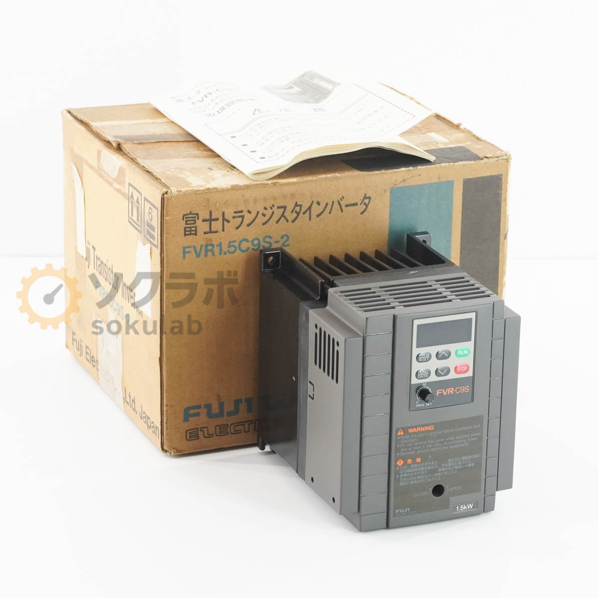 【中古】[PG]8日引き請ける Fuji Electric 鉄 FVR1.5C9S-2 FVR-C9S はたご屋取り替えっこ INVERTER 超パウダーコンパクト超低耳障りな音形 トランジスタインバー...[08100-0037]