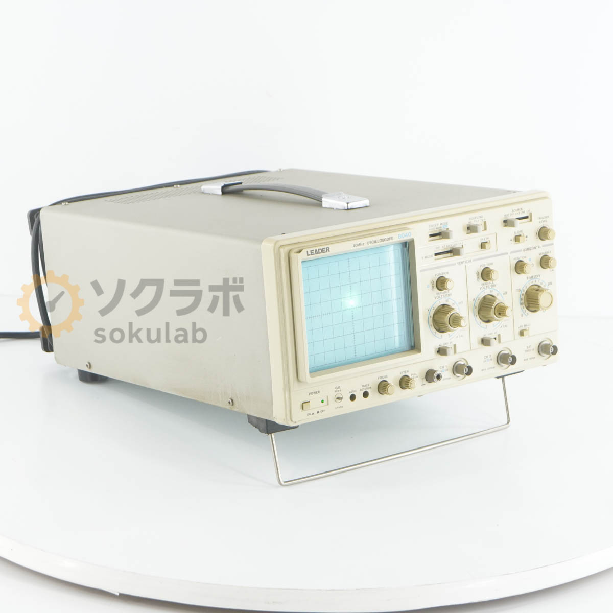 【中古】[JB]引き受けるなし LEADER 8040 OSCILLOSCOPE 陰極線オシロスコープ 40MHz ワット数吊りひも [08277-0005]