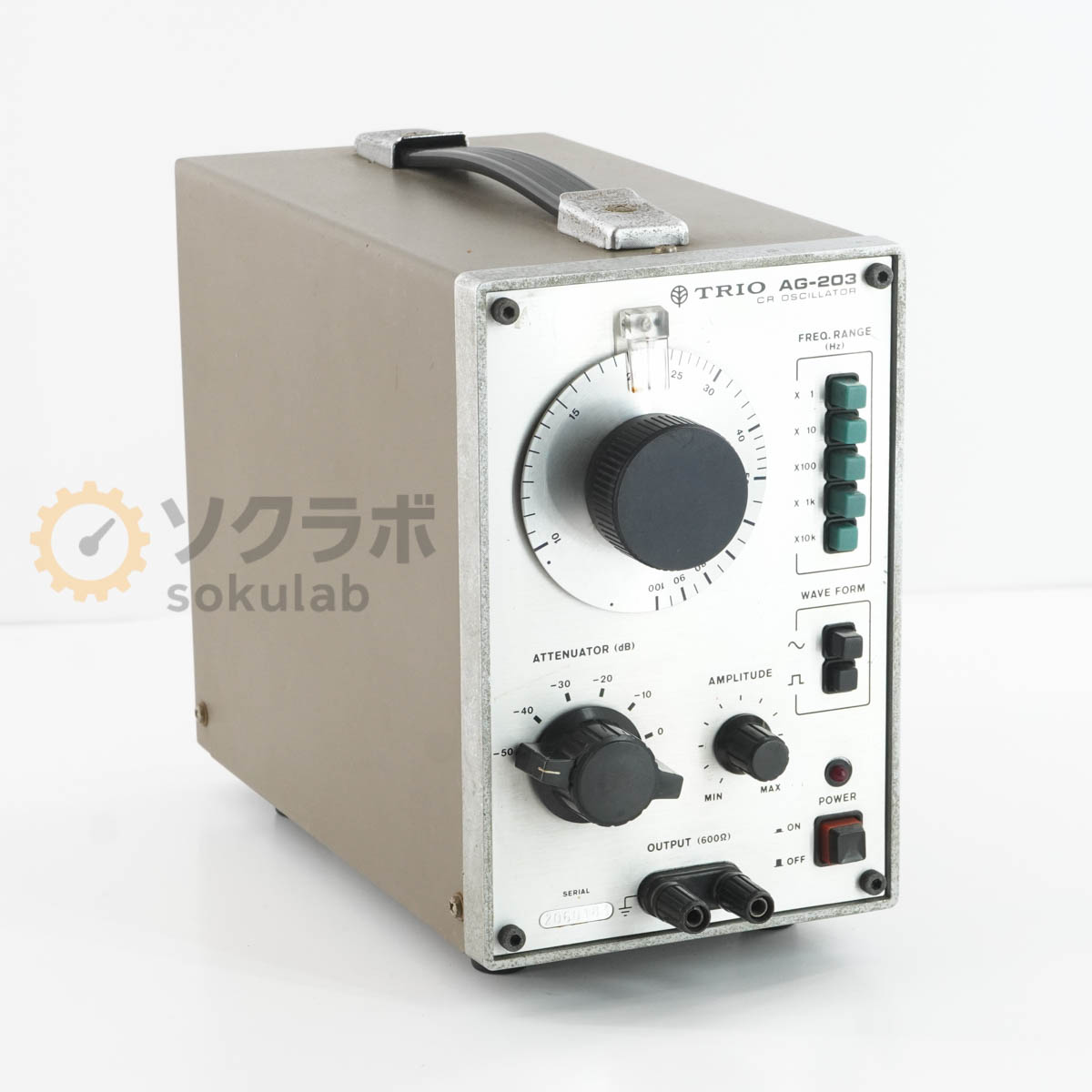 【中古】[DW]8日引きうける TRIO AG-203 CR OSCILLATOR CRオシレーター 低活動電位発振器 [08277-0009]