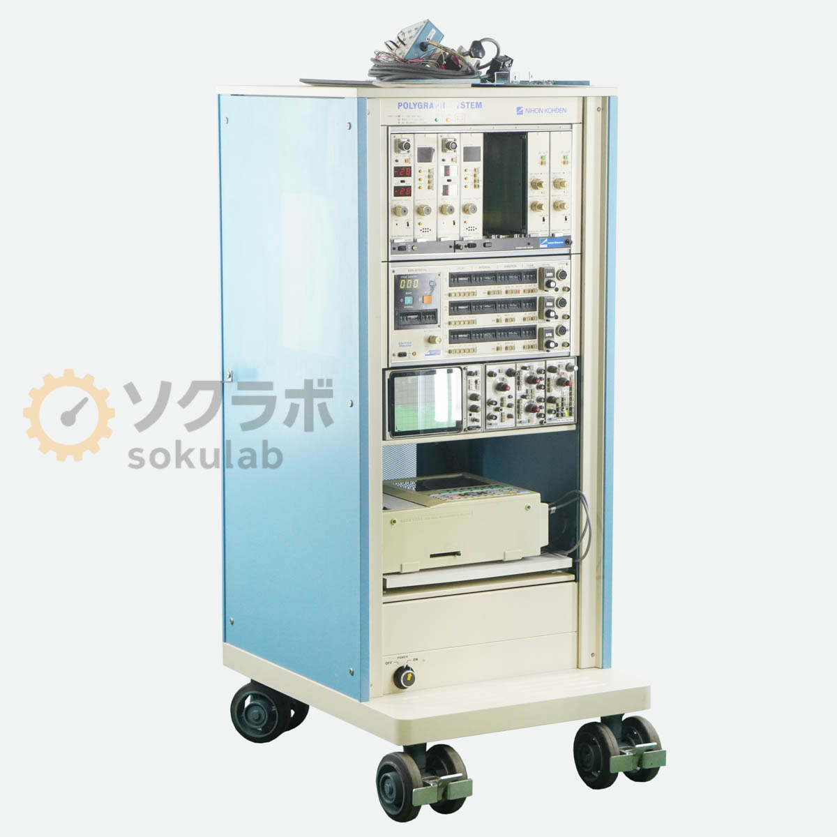 【中古】[DW] NIHON KOHDEN RM-7000 POLYGRAPH SYSTEM ポリグラフ記録 多役立つこと価値づける書きとどめる備え付ける AP-641G AT-601G AB-621G 8EN-7203 RM...[08287-0006]