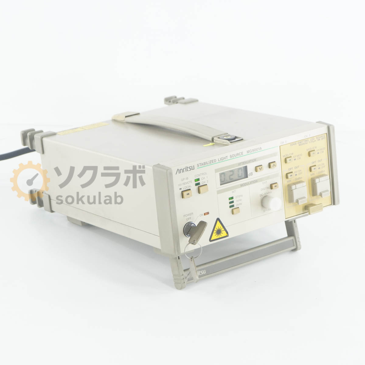 【中古】[DW]8日保証 Anritsu MG9001A STABILIZED LIGHT SOURCE アンリツ 安定化光源 [08429-0093]｜デンタショップ