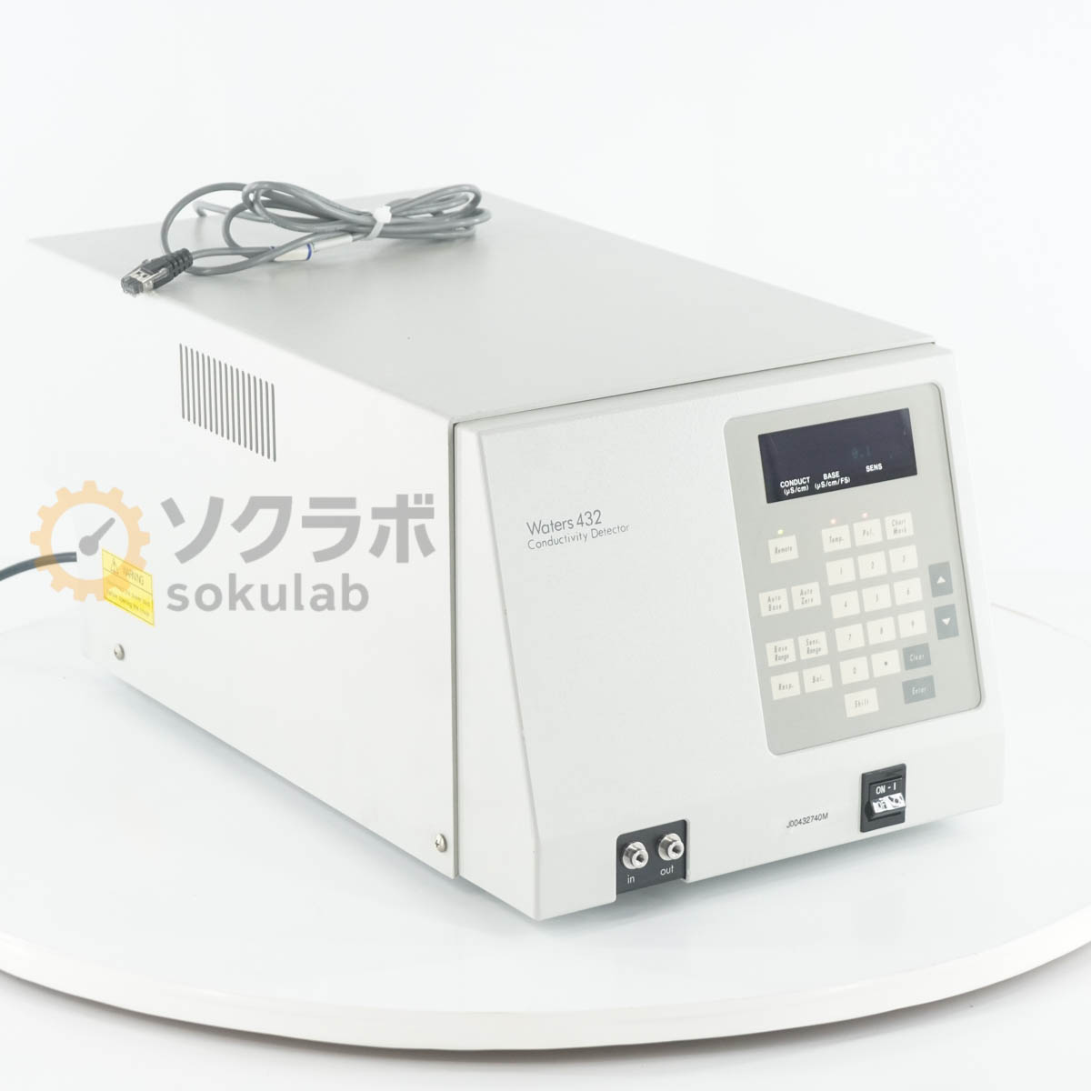 【中古】[DW]8日保証 Waters 432 Conductivity Detector ウォーターズ 電気伝導度検出器 [08442-0008]｜デンタショップ