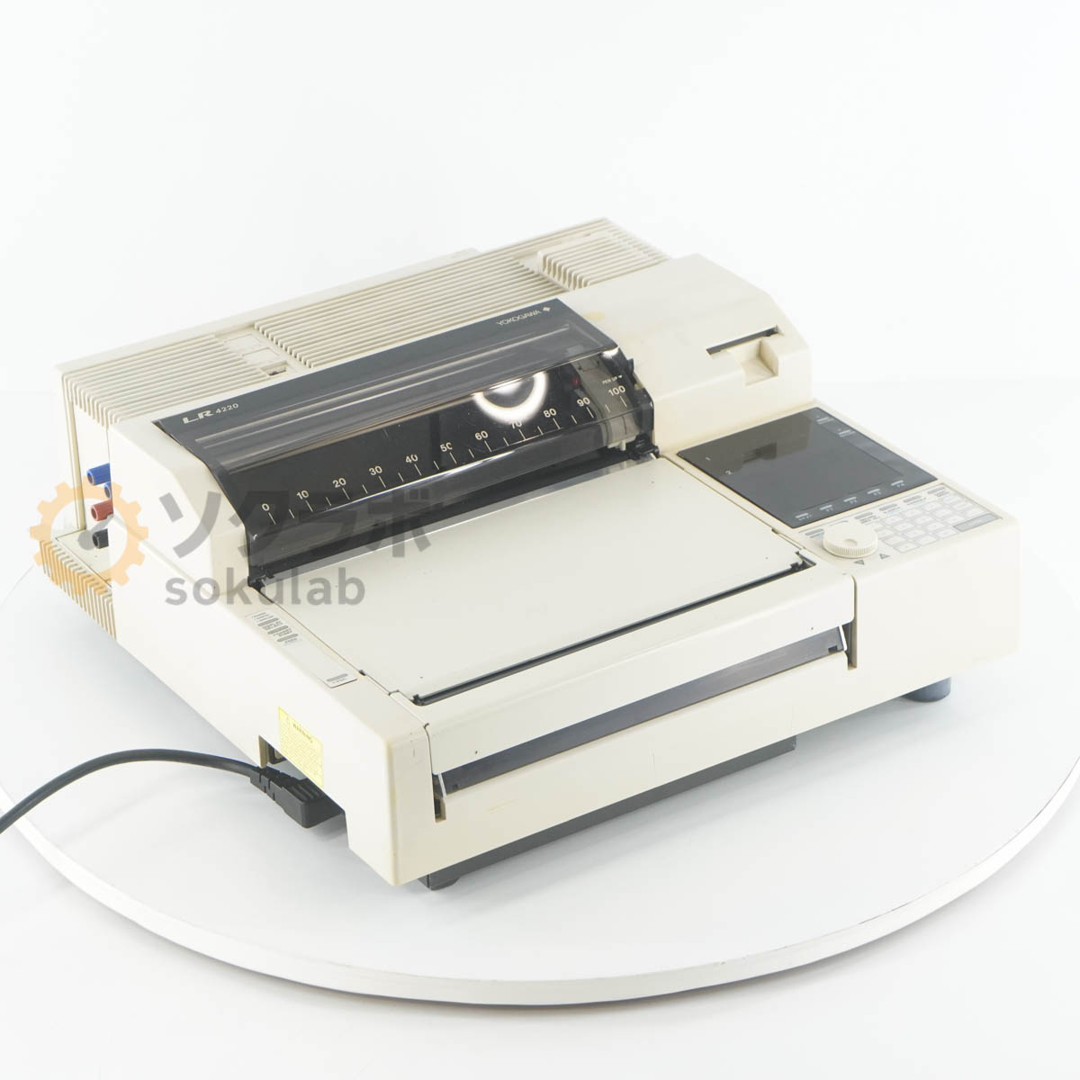 【中古】[DW]8日保証 YOKOGAWA LR4220 372222-B-0 RECORDER 横河 記録計 ラボラトリレコーダー [08472-0316]｜デンタショップ 8,902円