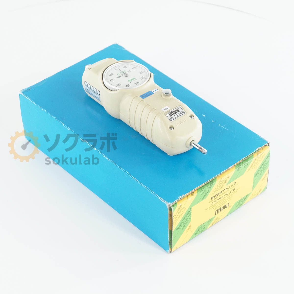 【中古】[DW]8日保証 Attonic AP-500N Push-pull Tester アトニック プッシュプルテスター デジタルフォースゲージ [08463-0003]｜デンタショップ