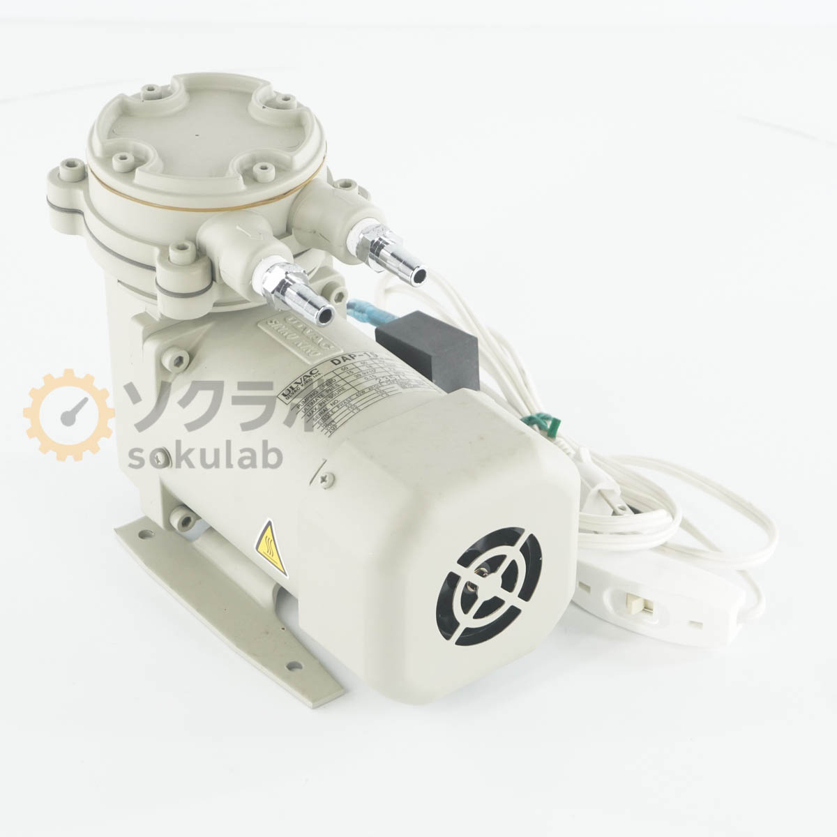 【中古】[DW]8日保証 ULVAC DAP-15 50/60Hz アルバック ダイアフラム型ドライ真空ポンプ Vacuum Pump [08319-0095]｜デンタショップ 13,234円