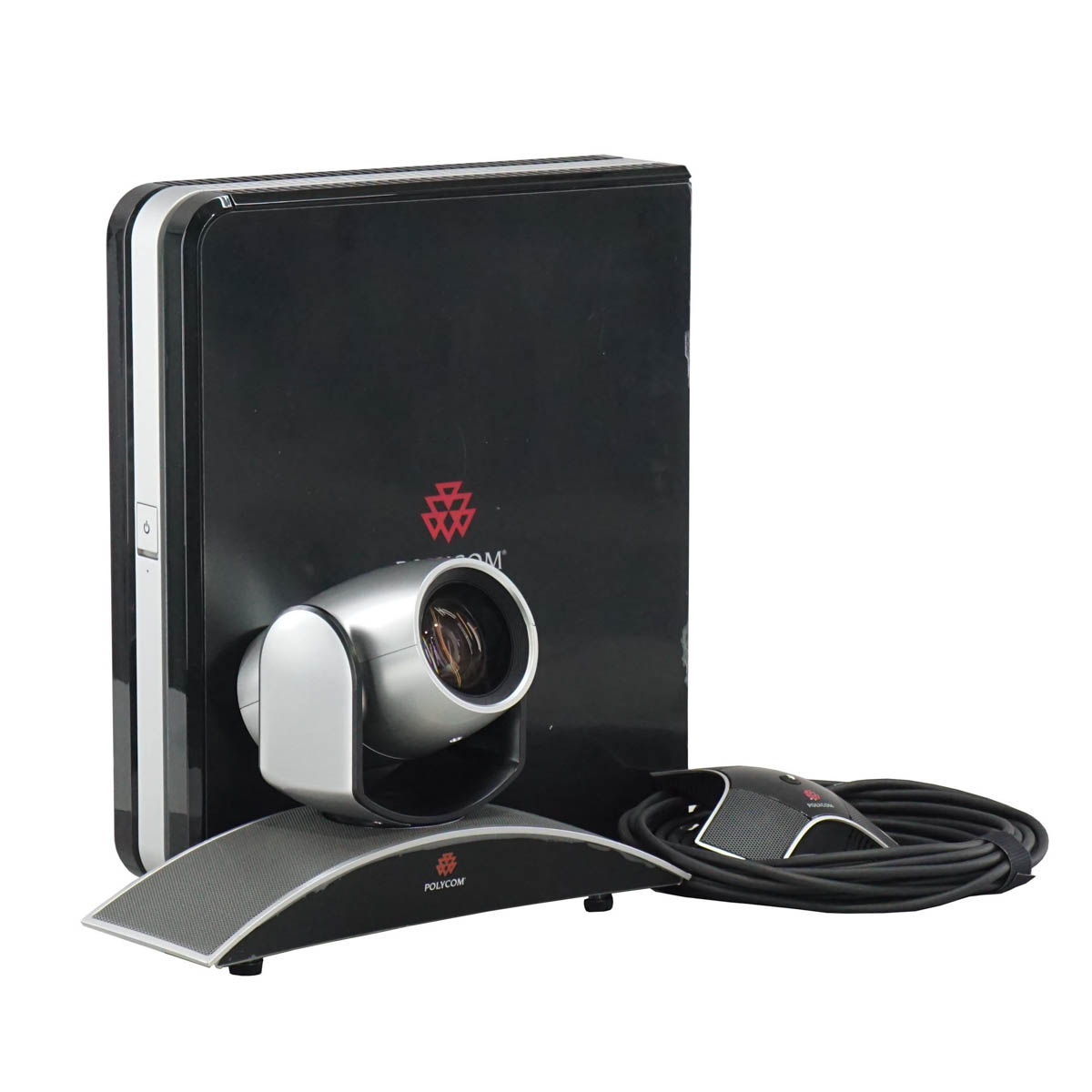 【楽天市場】【中古】[JB]現状販売 POLYCOM HDX 6000 HD NTSC テレビ会議システム MPTZ-9 電源コード リモコン ...