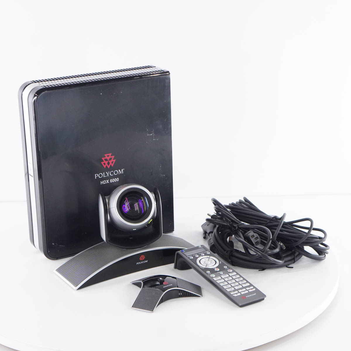 【楽天市場】【中古】[PG]8日保証 8台入荷 セット 動作確認済 POLYCOM HDX 6000 HD NTSC テレビ会議システム ...