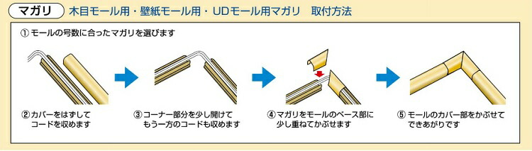 楽天市場 エルパ 壁紙モール クロス用 ２号マガリ Mm 2nh Cr Elpa 朝日電器 でんきのパラダイス 電天堂