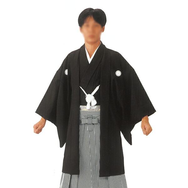 黒無地袷羽織 和装品 祭禮 正装 衣装 着物|粋な伝統 和好