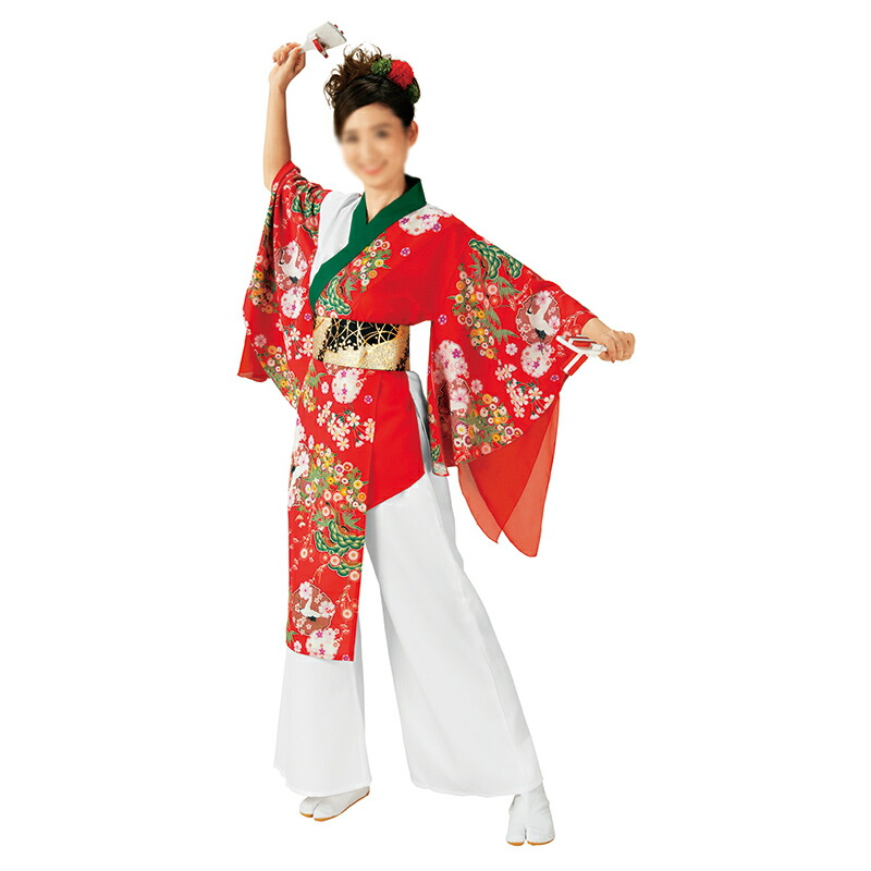よさこい 衣装 コスチューム 上衣 ポリエステル100% YOSAKOI ソーラン 祭り ダンス 舞踊 踊り 舞台 ステージ レディース
