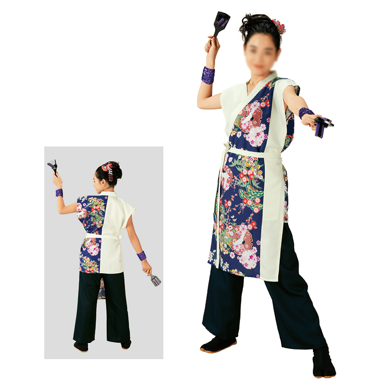 楽天市場 よさこいコスチューム 袖無し打合せ半纏 よさこい衣装 Yosakoiソーラン よさこい祭り 粋な伝統 和好
