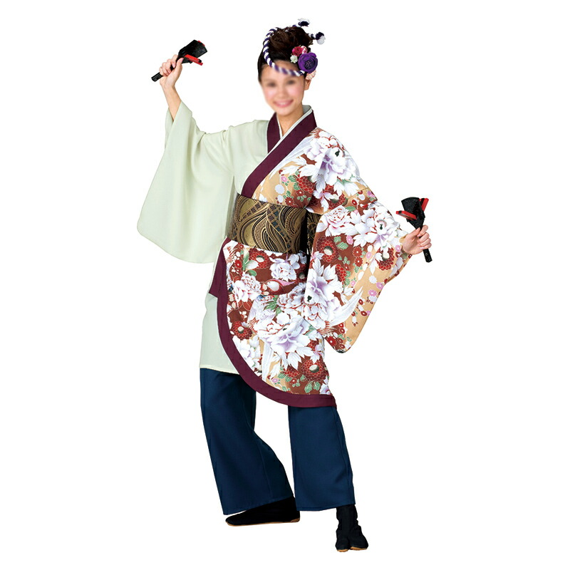 よさこい 衣装 コスチューム 上衣 ポリエステル100% YOSAKOI ソーラン 祭り ダンス 舞踊 踊り 舞台 ステージ レディース|粋な伝統 和好