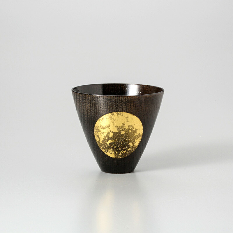 おぼろ月 優勝杯（漆）小 【金箔 箔一 金沢 芸術品 法人差し上げ物 営造祝賀会 引き越す祝賀会 引退祝 一緒になる祝賀会 差し上げ物 有りの実 夫婦関係 生まれ落ちる日 引退祝賀会 差し上げ物 成人男性 古希 喜寿 祝賀会 】