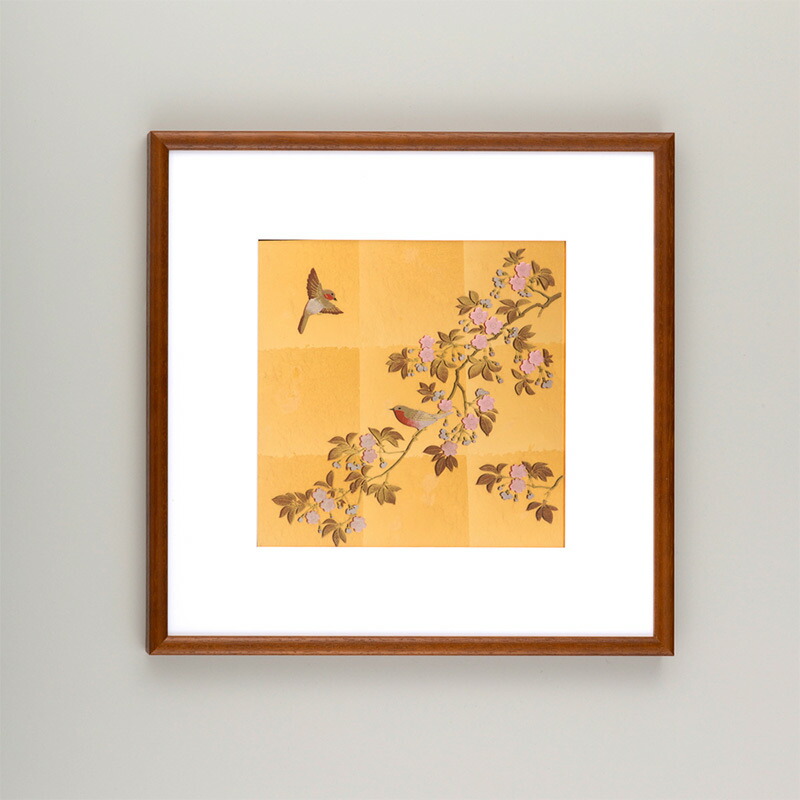 楽天市場】箔アートパネル 波に桜 【金箔 箔一 金沢 工芸品 法人ギフト