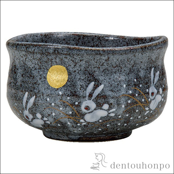 九谷焼 抹茶碗 はねうさぎ 1個 ( 木箱名入れ有料 母の日 早割 プレゼント 初任給 抹茶碗 茶道具 茶器 お稽古用 抹茶 九谷焼 結婚 出産 内祝い 引き出物 金婚式 誕生日プレゼント 還暦祝い 古希 喜寿 米寿 退職 定年 プレゼント お祝い お返し お礼 令和 自宅 )
