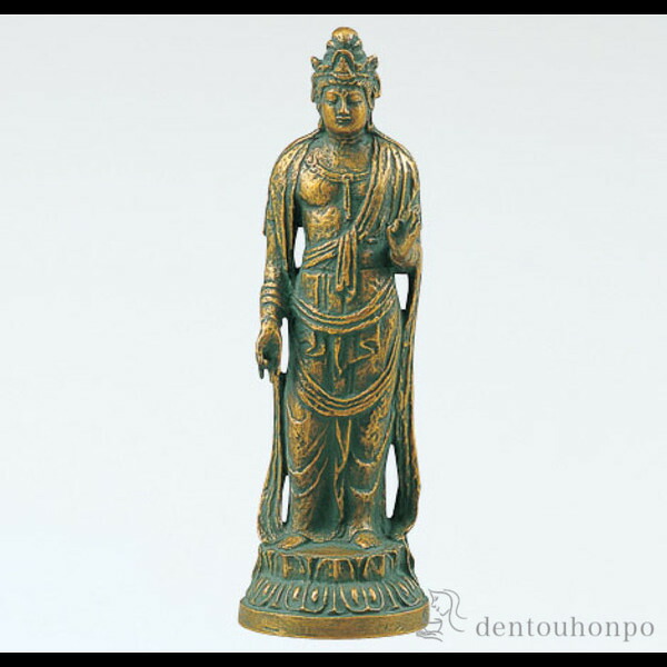 銅製 聖観世音菩薩 金青銅 ( 木札名入れ有料 仏壇 お寺さま 仏様 日本 仏具 丘陵銅器 法要 メモリアル 法事 念じる 弔慰 献ずる 奉納 開店 事務室移し替える 開業 差し上げ物 祝い事 しっぺい返し 畏まり 令和 外国で 日本 成人男性 お上さん 日本製 おすすめ 仏壇 仏具 魔除け 一般受け )