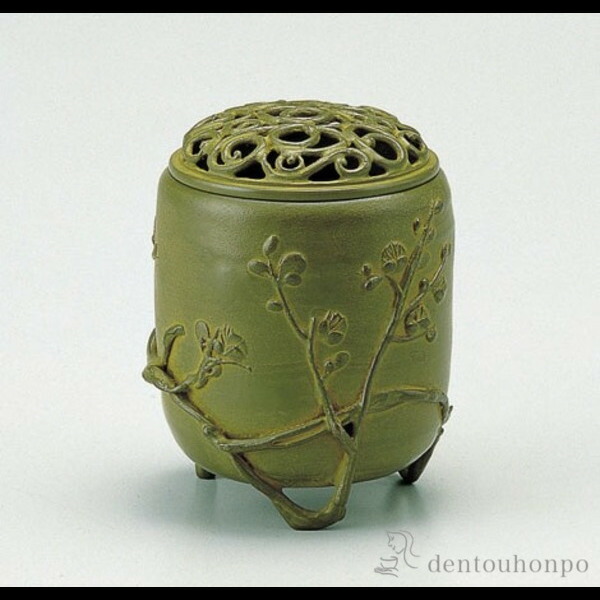 銅製 伝芳文香炉 青銅色 ( 退職祝い 定年 お香 線香 リラックス 仏具 人気 高岡銅器 周年 創立 上場 竣工 上場 竣工 開店 事務所移転 開業 プレゼント お祝い お返し お礼 令和 海外 日本 取引先 法人 日本製 おすすめ おしゃれ かわいい 可愛い 人気 )