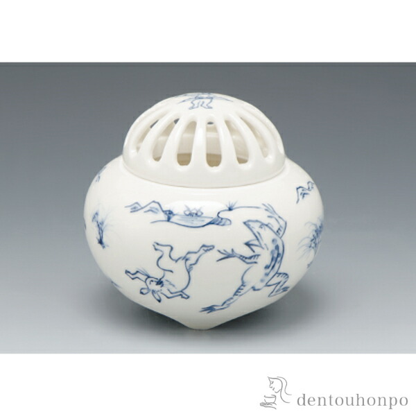 中国美術 白磁 香炉 φ15cm 茶道具 香具(K-RC960) 中国美術 白磁 香炉 φ15cm 茶道具 香具(K-RC960)