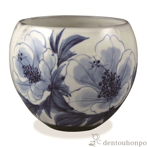 お茶呑茶碗 染付草花 染付芙蓉 ( 名入れ有料 母の日 早割 プレゼント 初任給 湯のみ ゆのみ 湯飲み カップ プレゼント 清水焼 京焼 結婚 出産 内祝い 引き出物 金婚式 誕生日プレゼント 還暦祝い 古希 喜寿 米寿 退職 定年 プレゼント お祝い お返し お礼 令和 両親 父 )