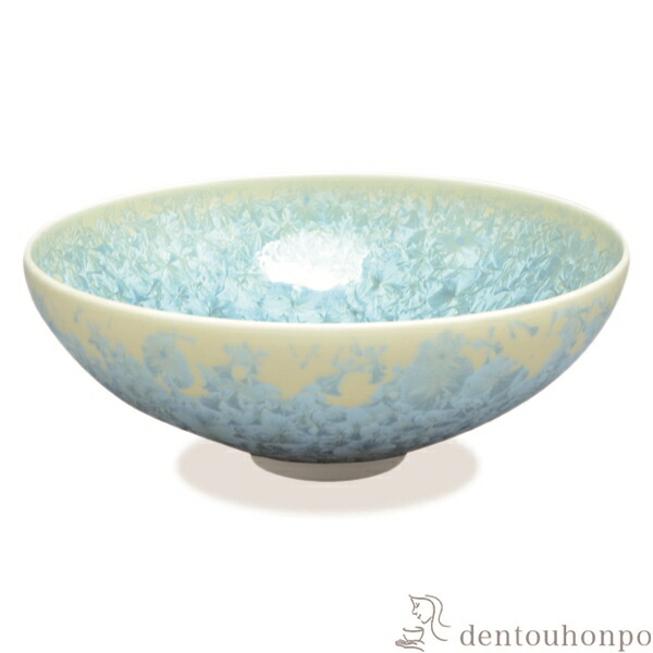 平茶碗 花結晶 縹 ( 名入れ有料 母の日 早割 プレゼント 初任給 抹茶碗 茶道具 茶器 お稽古用 抹茶 清水焼 京焼 結婚 出産 内祝い 引き出物 金婚式 誕生日プレゼント 還暦祝い 古希 喜寿 米寿 退職 定年 プレゼント お祝い お返し お礼 令和 自宅 家庭 イベント 日本製 )
