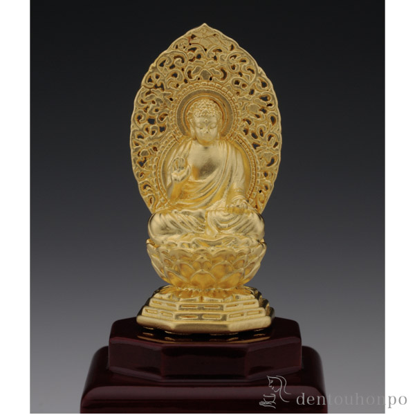 純金製 魔除け御本尊 釈迦如来 ガラスケース 飾りつけ台付 ( 光則（金細工職人芸） 木札名入れ有料 仏壇 お寺さま 仏様 日本 仏具 日本の首都銀器（金細工職人芸） 法要 メモリアル 法事 念じる 弔慰 献ずる 奉納 開店 事務室移し替える 開業 差し上げ物 祝い事 しっぺい返し 畏まり 令和 外国で 日本 成人男性 お上さん 日本製 )