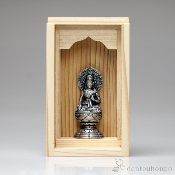 仏像 虚空蔵菩薩 古美色 線香・香立付 ( 木箱名入れ有料 木札名入れ有料 母の日 早割 プレゼント 初任給 仏壇 寺院 仏様 日本 仏具 高岡銅器 法要 メモリアル 法事 祈念 弔事 寄進 奉納 開店 事務所移転 開業 プレゼント お祝い お返し お礼 令和 海外 日本 男性 )