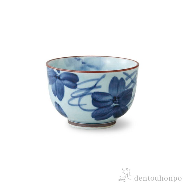 京仙茶 染花紋 5個セット ( 母の日 早割 プレゼント 初任給 茶器セット 急須 湯呑み 日本茶 中国茶 波佐見焼 結婚 出産 内祝い 引き出物 金婚式 誕生日プレゼント 還暦祝い 古希 喜寿 米寿 退職 定年 プレゼント お祝い お返し お礼 令和 両親 父 母 男性 女性 )