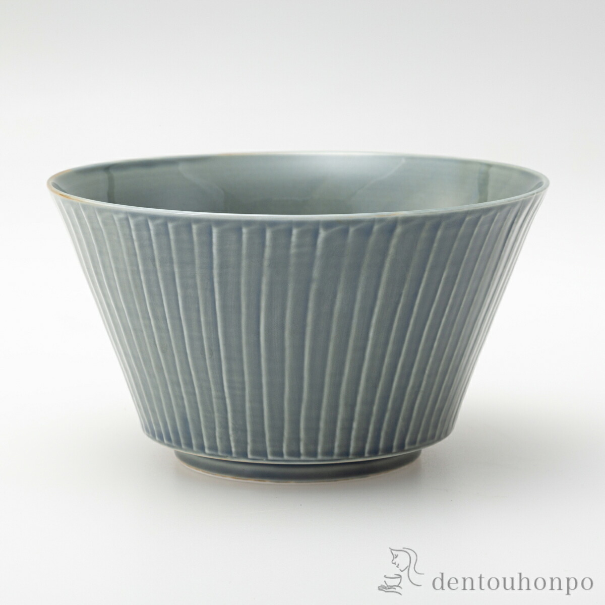 彫刻紋〈藍墨〉 ボウル 草林彫 大 ３個セット ( 椀 碗 ボール bowl おすすめ 波佐見焼 結婚 出産 内祝い 引き出物 金婚式 誕生日プレゼント 還暦祝い 古希 喜寿 米寿 退職 定年 プレゼント お祝い お返し お礼 令和 両親 父 母 男性 女性 日本製 おすすめ おしゃれ )｜伝統本舗